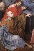 GOES, Hugo van der The Death of the Virgin (detail) Germany oil painting artist